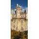 Kakemono Ecosse Chateau - 180 x 80 cm - Toile M1 avec structure  X- Banner
