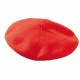 Beret rouge - feutre - taille adulte