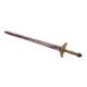 Epée excalibur sculptée - 85 cm