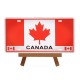 Plaque metal 3D Canada - 15 x 30cm