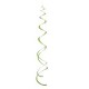 Tourbillons suspendu vert - lot de 8  Hauteur 1m