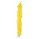 Boa jaune -  plumes - Long. 180cm