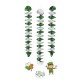 Lot de 3 suspensions St Patrick / 60 cm