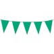 Guirlande de fanions verts de 20 x 30 cm   Longueur 10m
