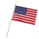 Drapeaux USA de table + ventouse x 10 - hampe 30 cm drapeau 15 x 22 cm