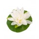Fleur de lotus / 22 cm blanche