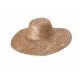 Chapeau campagne - paille - diam 43 cm - taille adulte
