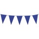 Guirlande de fanions bleus - 10 m  Fanion de 30 x 20 cm
