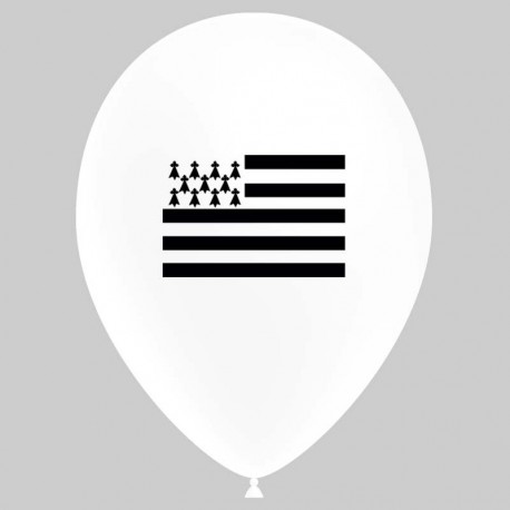 Ballons Région BRETAGNE / Diam. 29 cm - Sachet de 8