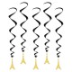 Lot de 5 suspensions tour Eiffel noir et or / Haut. 86 cm