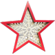 Etoile de Noël en bois - Haut 24cm