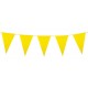 Guirlande de fanions jaune- 10 m  Fanion de 30 x 20 cm