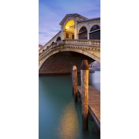 Kakemono Italie Pont - 180 x 80 cm sur Toile M1 avec structure X- Banner