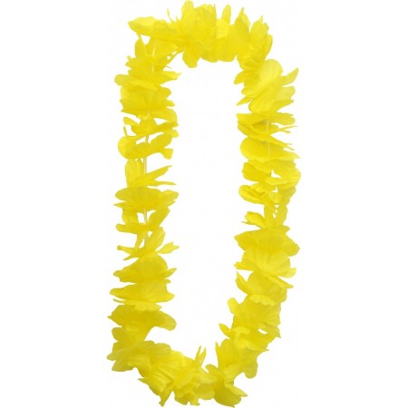 Collier de fleurs jaunes - tergal