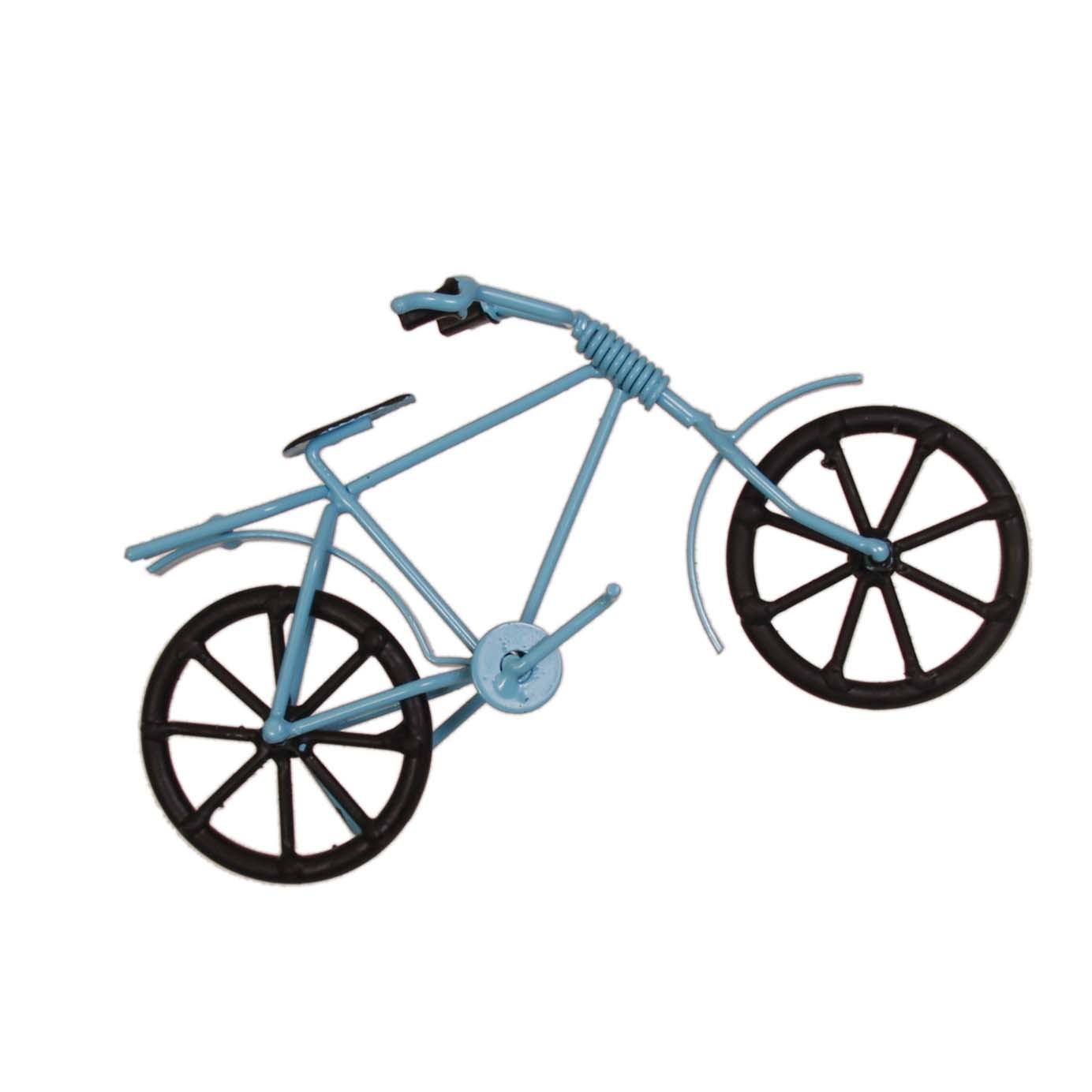 Vélo miniature en métal - différents modèles - 19 X 12 cm - Décors