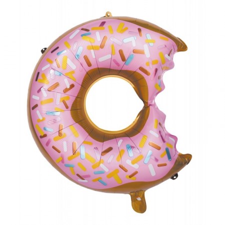 Ballon mylar Donuts aluminium - Diam. 66cm