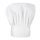 Toque de chef cuisinier - polyester et coton - Taille adulte