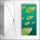 Kakemono Vert Poisson - 180 x 80 cm - Toile M1 avec structure  X- Banner