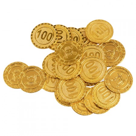 Trésor de pièces d'or x 24 - pvc