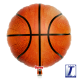 Ballon mylar Basket ball - aluminium - diam 35 cm