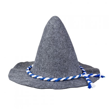 Chapeau Bavarois - tissu - diam 38 cm hauteur 27 cm