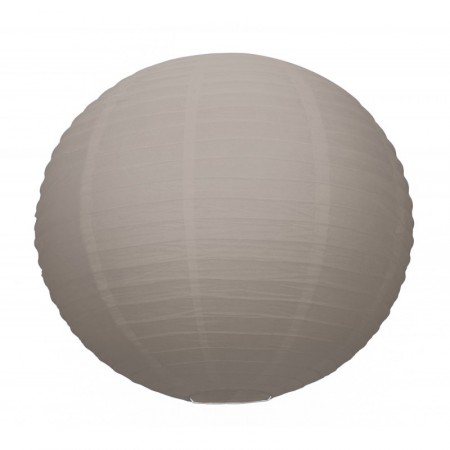 Lampion boule papier MARRON TAUPE– Diam 35 cm