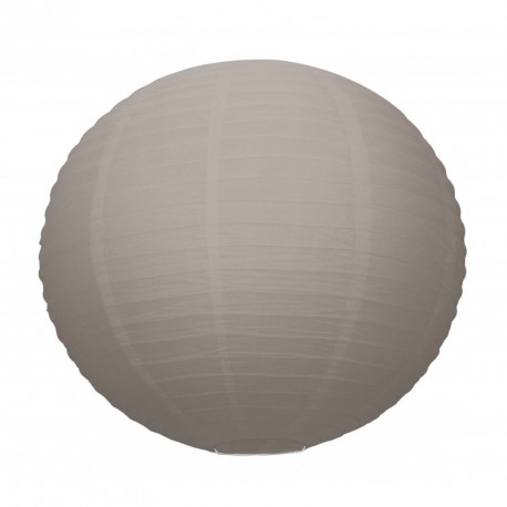 Lampion boule papier MARRON TAUPE– Diam 35 cm