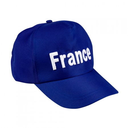 Casquette FRANCE Taille adulte polyester (différents modèles)