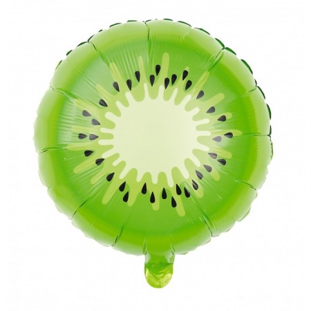 Ballon mylar kiwi aluminium - Diam. 46cm