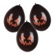 Sachet de 6 ballons halloween - noir/orange/violet - diam.30 cm