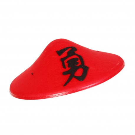 Chapeau Chinois rouge 