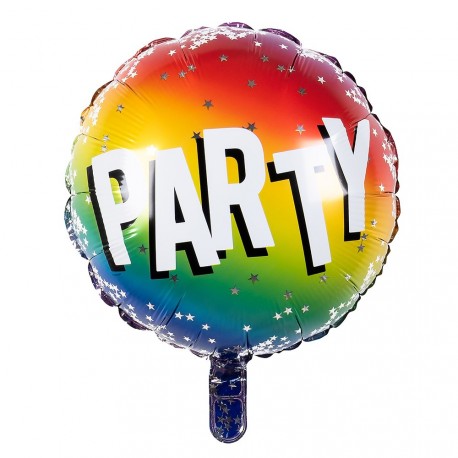 Ballon en aluminium 'Party' double face (45 cm)