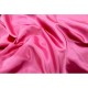 Tissu satin rose - Larg. 150cm  (vendu au mètre)