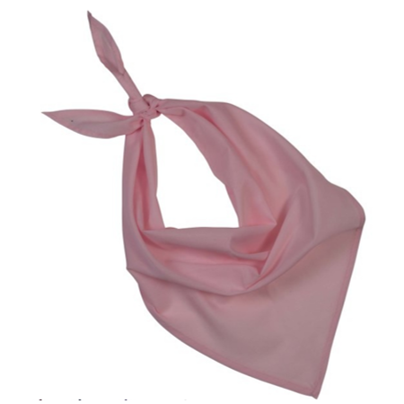 Bandana rose - tissu - 57 x 57 x 83cm