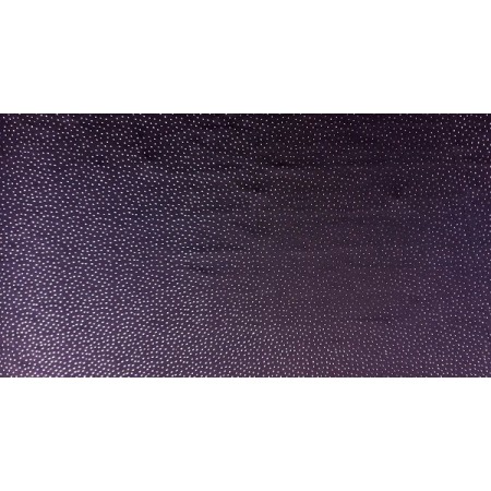 Tissu noir - paillettes argent - Larg150cm - vendu au m