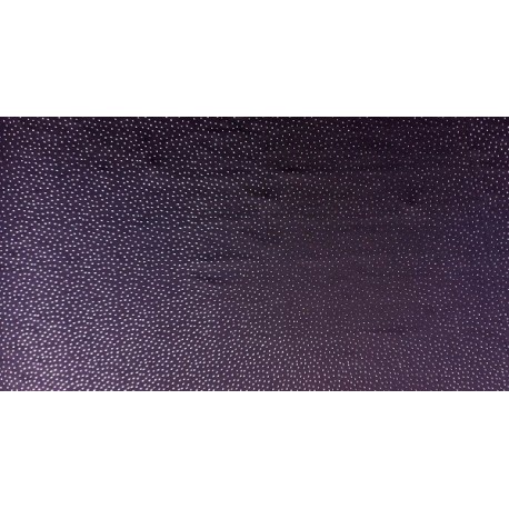 Tissu noir - paillettes argent - Larg150cm - vendu au m
