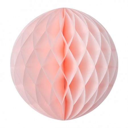 Boule rose vintage papier - Diam. 30cm