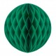 Boule vert sapin - papier  20 cm