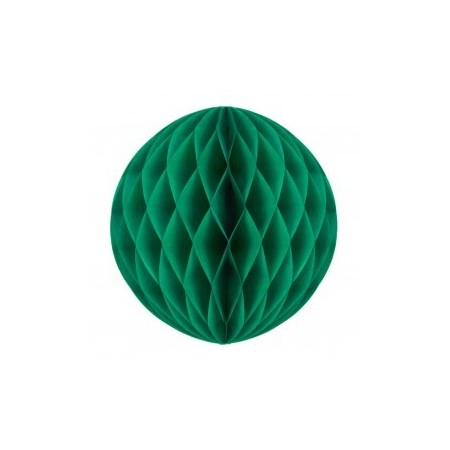 Boule vert sapin papier - Diam. 20cm