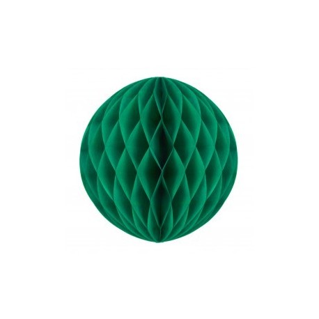 Boule vert sapin - papier  20 cm