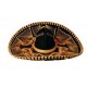 Sombrero Mariachis differents coloris - feutrine - taille adulte - haut 22 cm di