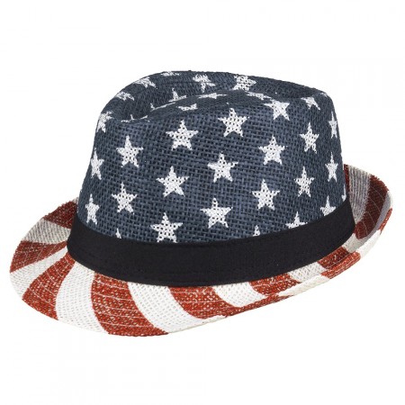 Chapeau USA polyester / Taille adulte