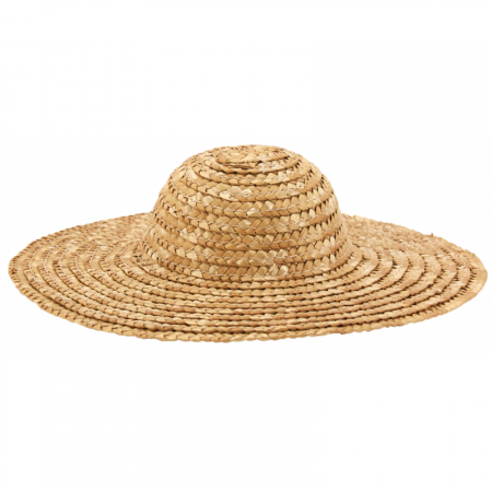 Mini chapeau de campagne - paille - haut 5 cm diam 20 cm