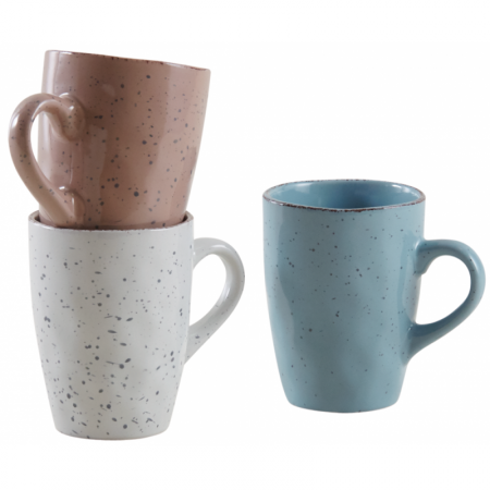 Tasse en grès terrazzo (assortis) 325 ml / Diam. 8 cm Haut.10 cm