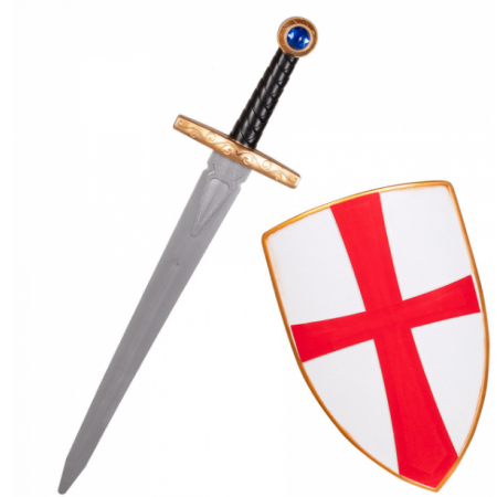 Set épée et bouclier(épée 50 cm et bouclier 30 x 20 cm)
