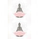 Chemin de table intissé motif Bouddha 30 cm x 5 m