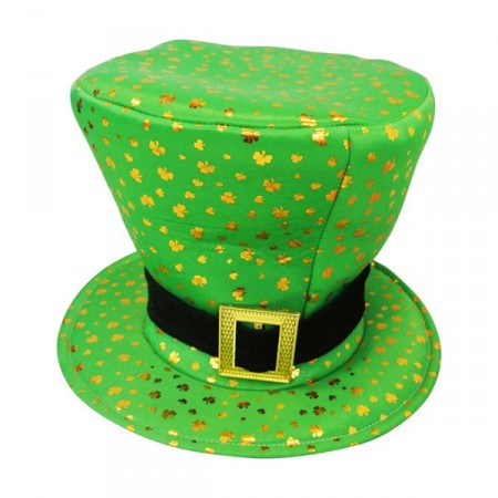 Chapeau de la Saint Patrick - Mousse polyester - haut 28 cm diam 36 cm