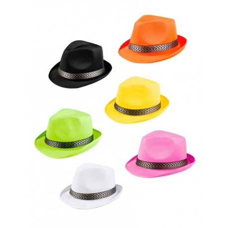 Chapeau Funky - Polyester / Taille Adulte - diam 29 cm (5 coloris assortis)