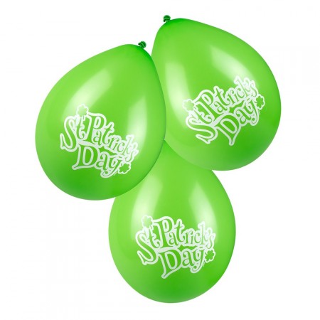Sachet de 6 Ballons 'St Patrick's Day /  Diam. 29cm
