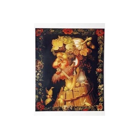 Affiche " l'Automne " d'Arcimboldo - 62 x 84cm